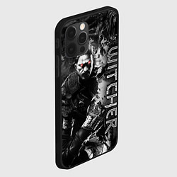 Чехол для iPhone 12 Pro Max Witcher Ведьмак, цвет: 3D-черный — фото 2