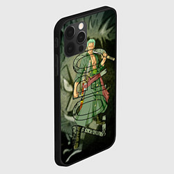 Чехол для iPhone 12 Pro Max Зоро Zoro Ван Пис, цвет: 3D-черный — фото 2