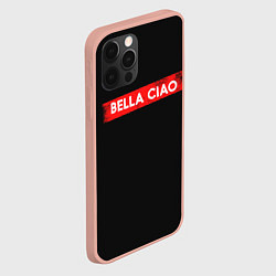 Чехол для iPhone 12 Pro Max BELLA CIAO БУМАЖНЫЙ ДОМ, цвет: 3D-светло-розовый — фото 2