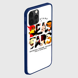 Чехол для iPhone 12 Pro Max Логотип Beastars, цвет: 3D-тёмно-синий — фото 2