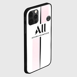 Чехол для iPhone 12 Pro Max Messi 30 PSG Pink Theme, цвет: 3D-черный — фото 2