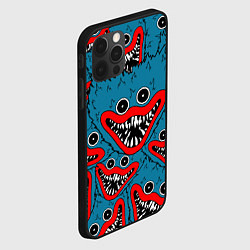 Чехол для iPhone 12 Pro Max Huggy Wuggy Poppy Playtime Хагги Вагги Поппи Плейт, цвет: 3D-черный — фото 2