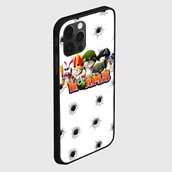 Чехол для iPhone 12 Pro Max Wormsчервяки, цвет: 3D-черный — фото 2