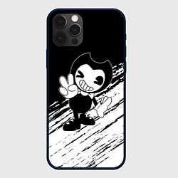 Чехол для iPhone 12 Pro Max Bendy and the ink machine - Bendy, цвет: 3D-черный