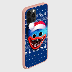 Чехол для iPhone 12 Pro Max POPPY PLAYTIME ХАГИ ВАГИ НОВОГОДНИЙ СВИТЕР 2022, цвет: 3D-светло-розовый — фото 2