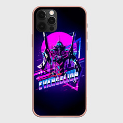 Чехол для iPhone 12 Pro Max Ева 01 - Neon Genesis Evangelion, цвет: 3D-светло-розовый