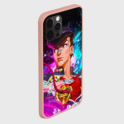 Чехол для iPhone 12 Pro Max Космический Джоске Хигашиката из Джо Джо, цвет: 3D-светло-розовый — фото 2