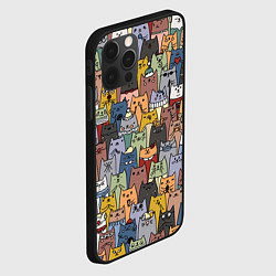 Чехол для iPhone 12 Pro Max The Коты, цвет: 3D-черный — фото 2