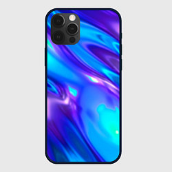 Чехол для iPhone 12 Pro Max Neon Holographic, цвет: 3D-черный