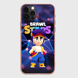 Чехол для iPhone 12 Pro Max FANG ФЭНГ BRAWL STARS Фенг, цвет: 3D-светло-розовый