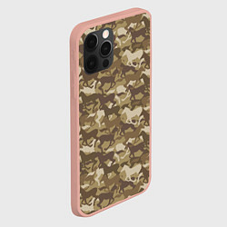 Чехол для iPhone 12 Pro Max Бегущие Дикие Лошади, цвет: 3D-светло-розовый — фото 2