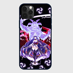 Чехол для iPhone 12 Pro Max SHOGUN RAIDEN SAMURAI DEMON GENSHIN IMPACT, цвет: 3D-черный