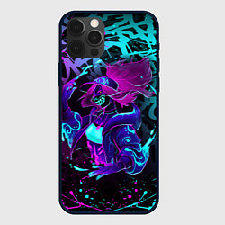 Чехол для iPhone 12 Pro Max KDA NEON GRAFFITI LEAGUE OF LEGENDS, цвет: 3D-черный