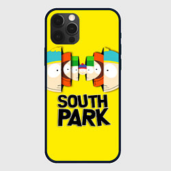 Чехол для iPhone 12 Pro Max South Park - Южный парк персонажи, цвет: 3D-черный