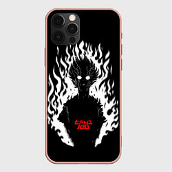 Чехол для iPhone 12 Pro Max Демонический Кагеяма Mob Psycho 100, цвет: 3D-светло-розовый
