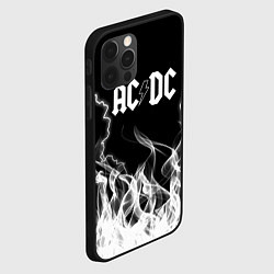 Чехол для iPhone 12 Pro Max ACDC Fire, цвет: 3D-черный — фото 2