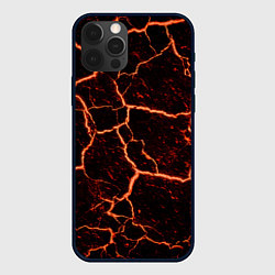 Чехол для iPhone 12 Pro Max Раскаленная лаваhot lava, цвет: 3D-черный