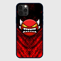 Чехол для iPhone 12 Pro Max Игра Геометри Дэш Geometry Dash Game, цвет: 3D-черный