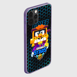 Чехол для iPhone 12 Pro Max Грифф BRAWL STARS соты, цвет: 3D-серый — фото 2