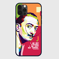 Чехол для iPhone 12 Pro Max Salvador Dali - i am just not normal, цвет: 3D-черный