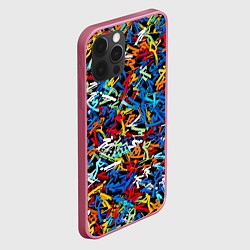 Чехол для iPhone 12 Pro Max Зимние виды спорта 2022, цвет: 3D-малиновый — фото 2