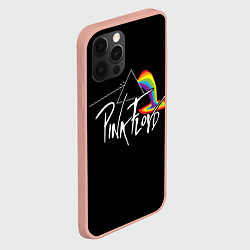 Чехол для iPhone 12 Pro Max PINK FLOYD - ПИНК ФЛОЙД ЛУЖА, цвет: 3D-светло-розовый — фото 2
