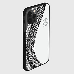 Чехол для iPhone 12 Pro Max Mercedes-Benz дрифт, цвет: 3D-черный — фото 2