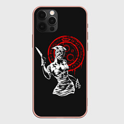 Чехол для iPhone 12 Pro Max Медсестра марионетка, цвет: 3D-светло-розовый