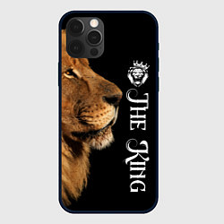 Чехол для iPhone 12 Pro Max ЛЕВ КОРОЛЬ LION KING, цвет: 3D-черный