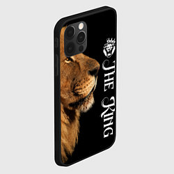 Чехол для iPhone 12 Pro Max ЛЕВ КОРОЛЬ LION KING, цвет: 3D-черный — фото 2