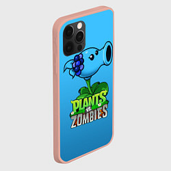 Чехол для iPhone 12 Pro Max Plants vs Zombies - Морозный Горох, цвет: 3D-светло-розовый — фото 2