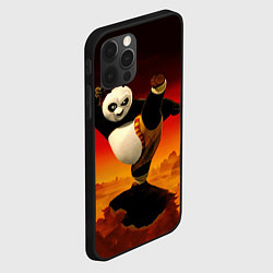 Чехол для iPhone 12 Pro Max Кунг-фу Панда New, цвет: 3D-черный — фото 2