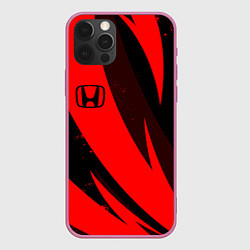 Чехол для iPhone 12 Pro Max HONDA RED ХОНДА КРАСНЫЙ, цвет: 3D-малиновый