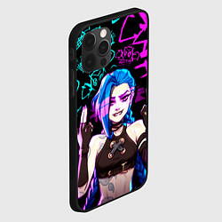 Чехол для iPhone 12 Pro Max JINX ДЖИНКС NEON PATTERN, цвет: 3D-черный — фото 2