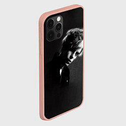 Чехол для iPhone 12 Pro Max Pharaoh Million Dollar Album Фараон ЧБ, цвет: 3D-светло-розовый — фото 2