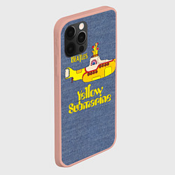 Чехол для iPhone 12 Pro Max On a Yellow Submarine 3D, цвет: 3D-светло-розовый — фото 2