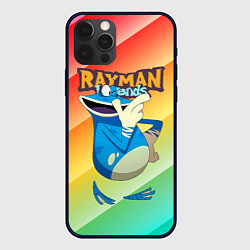 Чехол для iPhone 12 Pro Max Rayman globox радуга, цвет: 3D-черный