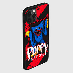 Чехол для iPhone 12 Pro Max Poppy Playtime RED WARNING, цвет: 3D-черный — фото 2