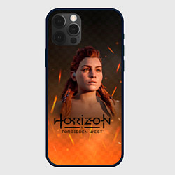 Чехол для iPhone 12 Pro Max Horizon Forbidden West: Fire, цвет: 3D-черный