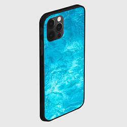 Чехол для iPhone 12 Pro Max Голубой океан Голубая вода, цвет: 3D-черный — фото 2