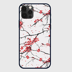 Чехол для iPhone 12 Pro Max Осенние деревья, цвет: 3D-черный