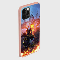 Чехол для iPhone 12 Pro Max ELDEN RING БИТВА С ДРАКОНОМ, цвет: 3D-светло-розовый — фото 2