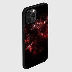 Чехол для iPhone 12 Pro Max Красный космос Red space, цвет: 3D-черный — фото 2
