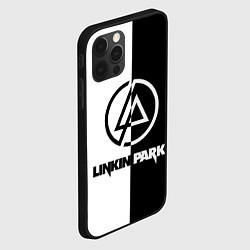 Чехол для iPhone 12 Pro Max Linkin Park ЧБ, цвет: 3D-черный — фото 2