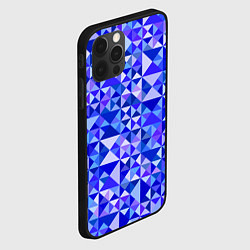 Чехол для iPhone 12 Pro Max Камуфляж спортивный Призма - Лагуна, цвет: 3D-черный — фото 2