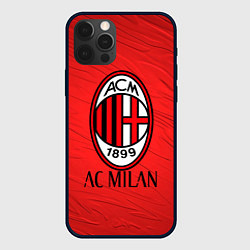 Чехол для iPhone 12 Pro Max Ac milan милан, цвет: 3D-черный