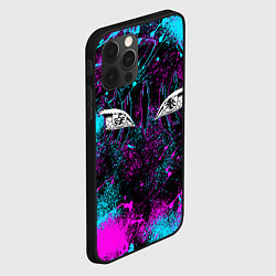 Чехол для iPhone 12 Pro Max ГЛАЗА АКАЗЫ ГЛИТЧ, цвет: 3D-черный — фото 2