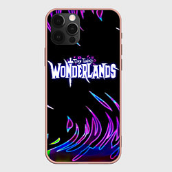 Чехол для iPhone 12 Pro Max Tiny Tinas Wonderlands, Лого, цвет: 3D-светло-розовый