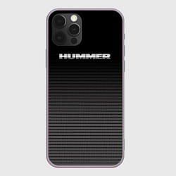 Чехол для iPhone 12 Pro Max Hummer h2, цвет: 3D-серый