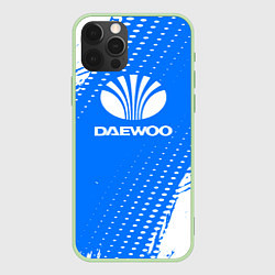 Чехол для iPhone 12 Pro Max DAEWOO Autosport, цвет: 3D-салатовый